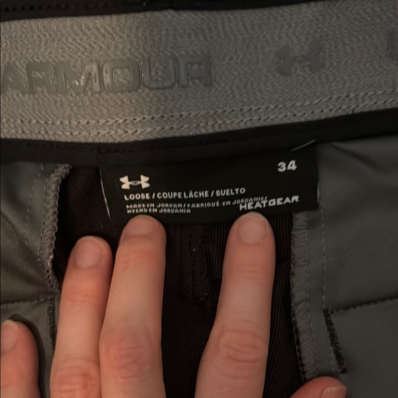 Under Armour Men's Dual Pack Gray and Black Shorts - Picture 2 of 3